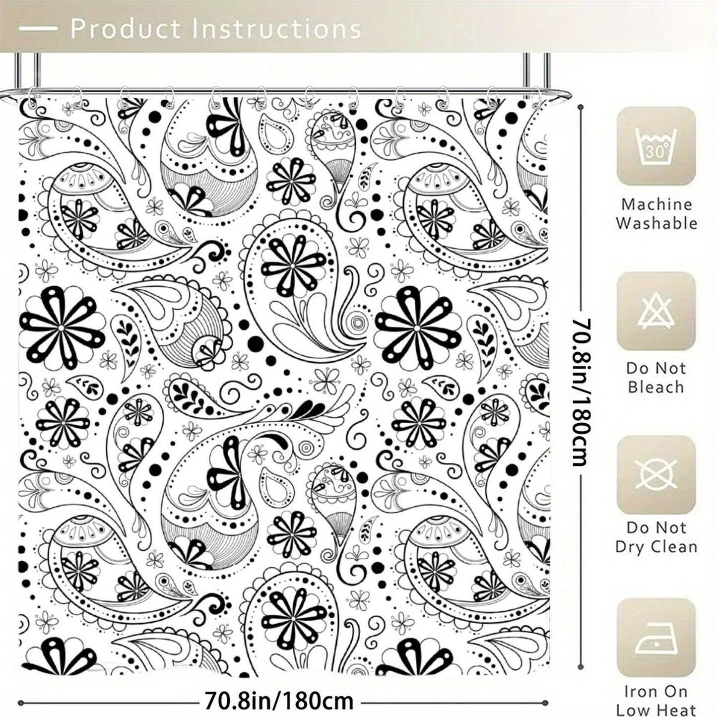 Waterproof Shower Curtain