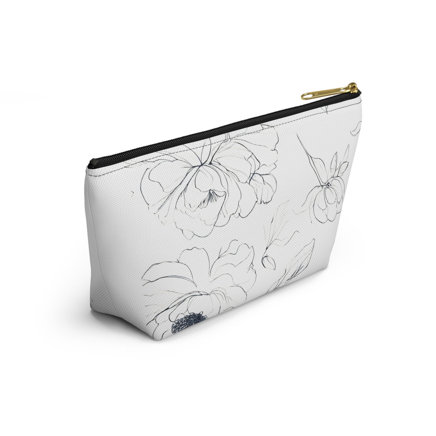 Floral Accessory Pouch, Makeup Bag, Cosmetic Case, Gift for Her, Travel