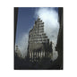 Matte Stretched Canvas - Ruined Cathedral Architectural Print