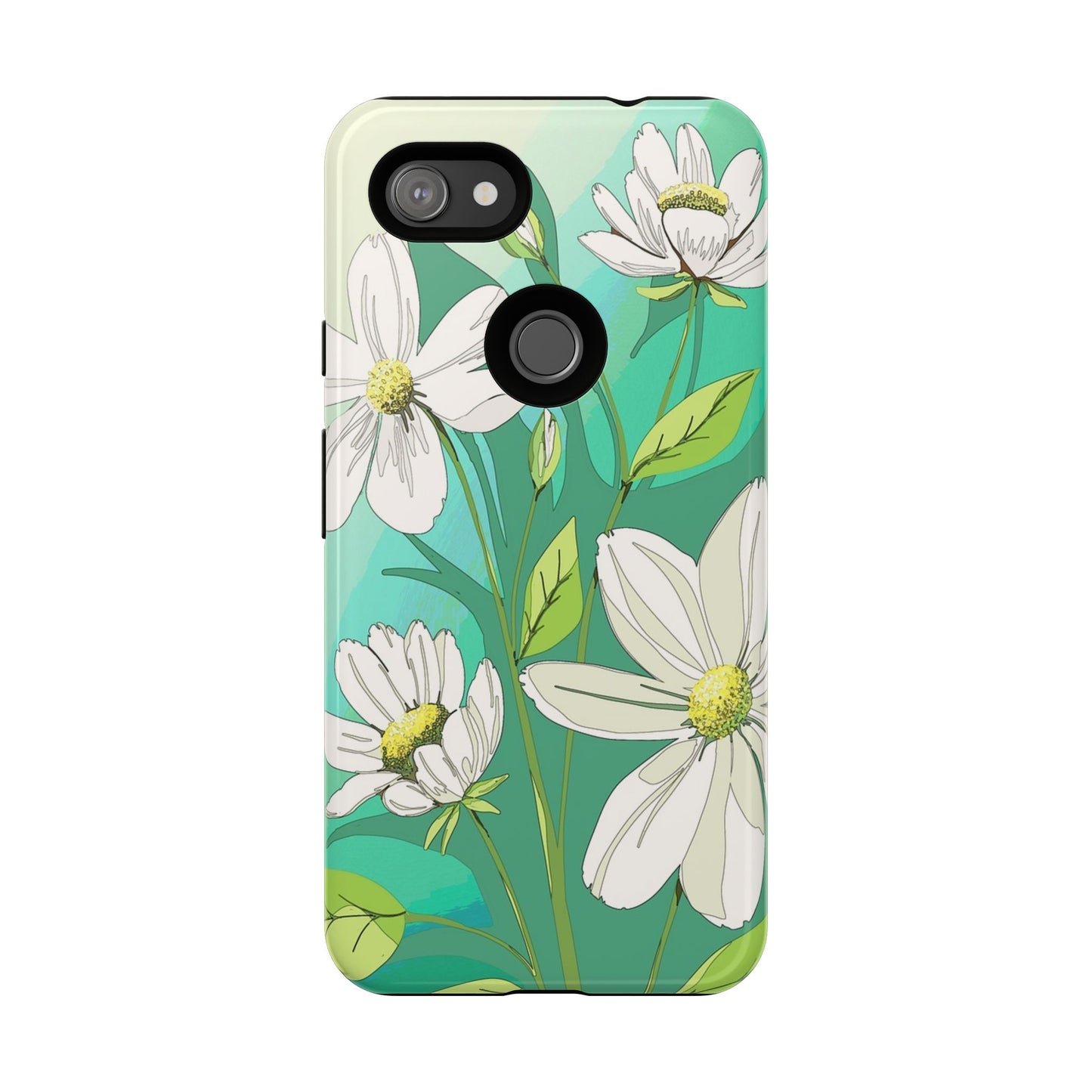 Floral Phone Case, Tough Cases, Flower Design, Nature Inspired, Eco-Friendly Cover, Unique Gift for Her, Spring Accessories