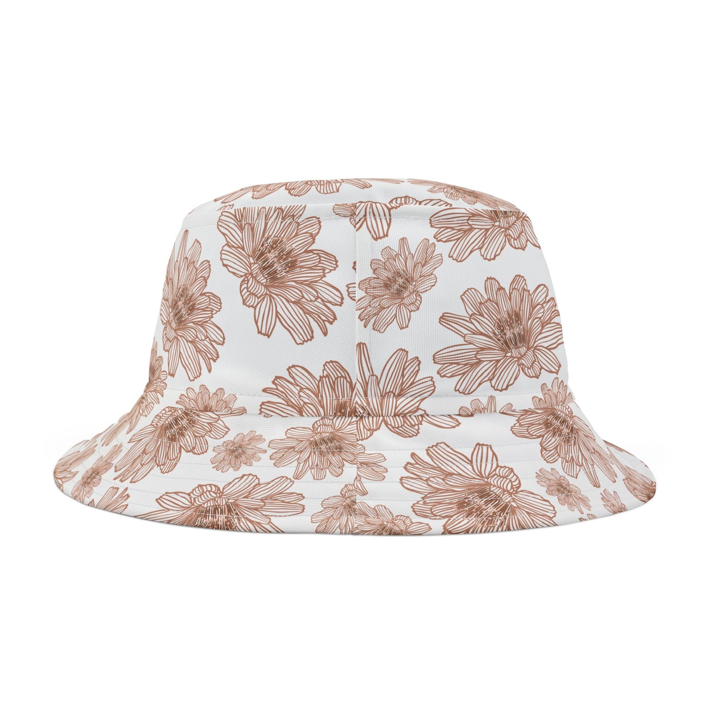 Boho Floral Bucket Hat - Summer Accessories, Beachwear, Sun Protection, Travel Hat, Festival Style