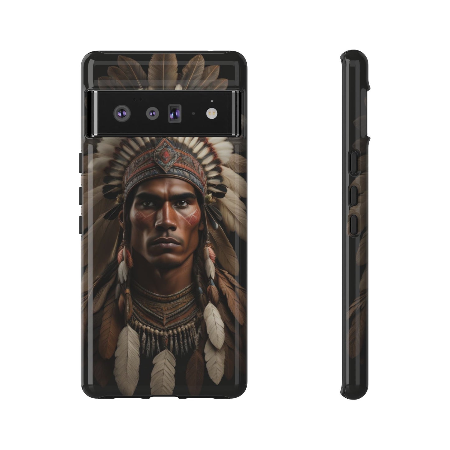 Native American Art Phone Case, Strong Culture Design, Unique Gift for Him or Her, Tough Cases, Customizable Protector, Tribal Style