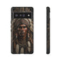 Native American Art Phone Case, Strong Culture Design, Unique Gift for Him or Her, Tough Cases, Customizable Protector, Tribal Style