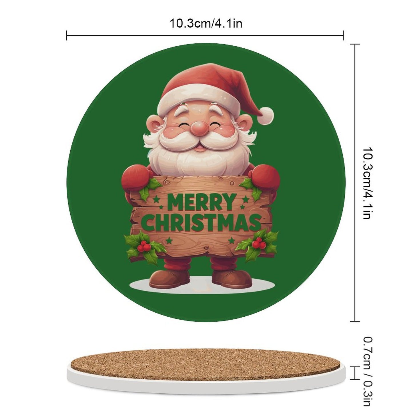 Round Ceramic Coaster