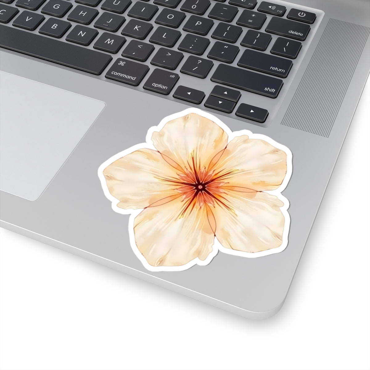 Floral Kiss-Cut Stickers, Decorative Laptop Decals, Flower Design [...]