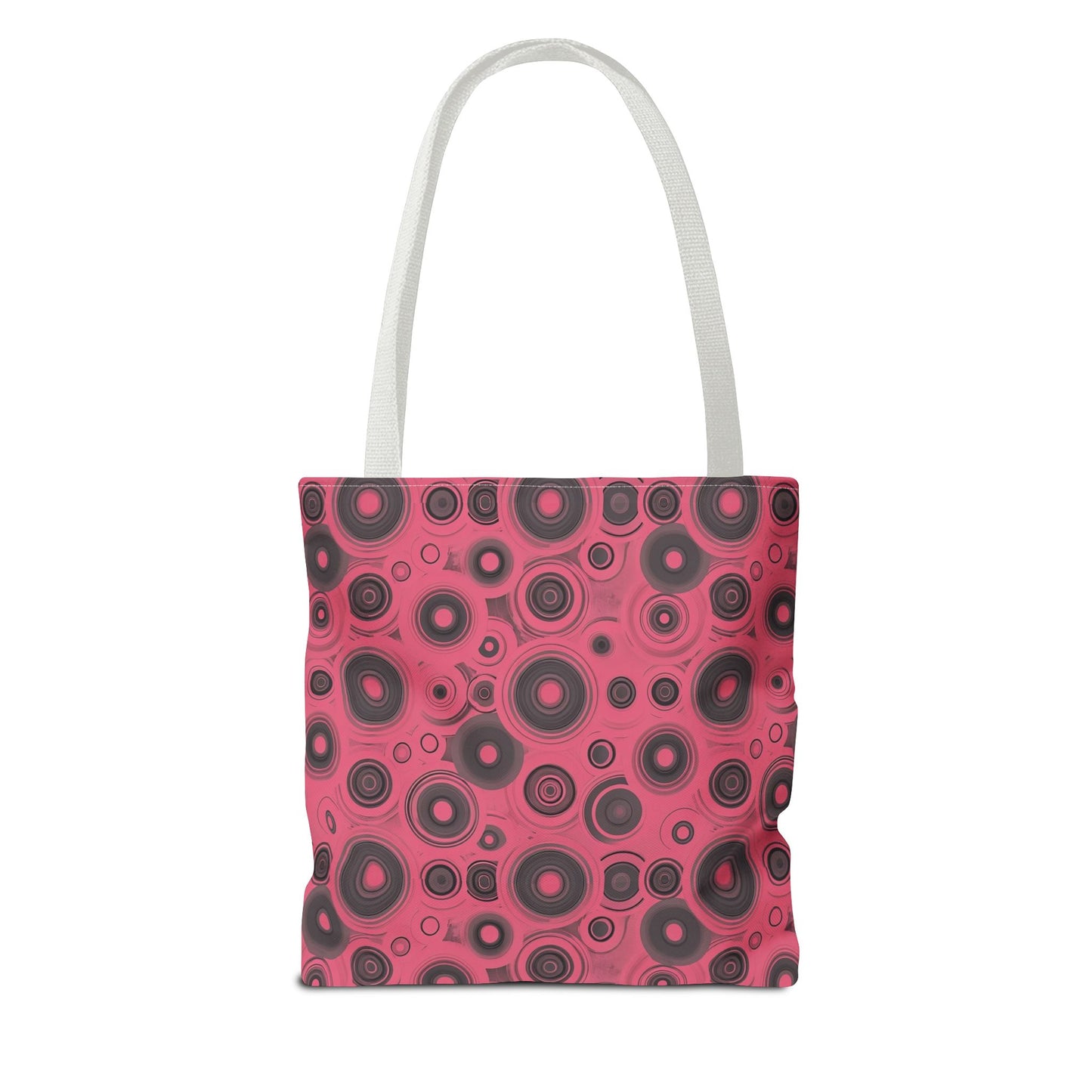 Colorful Retro Tote Bag, Stylish Beach Bag, Shopping Tote
