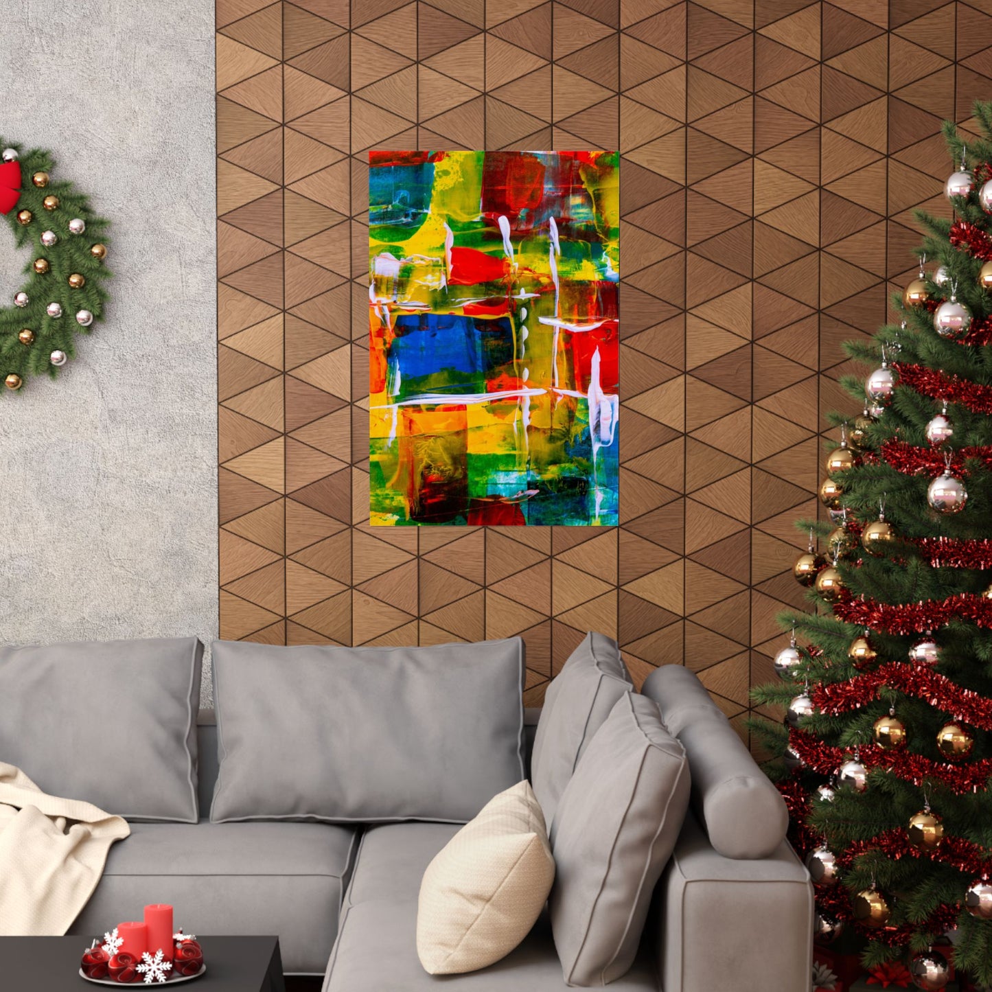 Vibrant Abstract Wall Art | Matte Vertical Posters, Colorful Decor, Modern Home