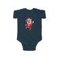 Santa Pig Infant Bodysuit, Cute Baby Christmas Outfit, Holiday Bodysuit, Baby Shower Gift, Festive Baby Clothes