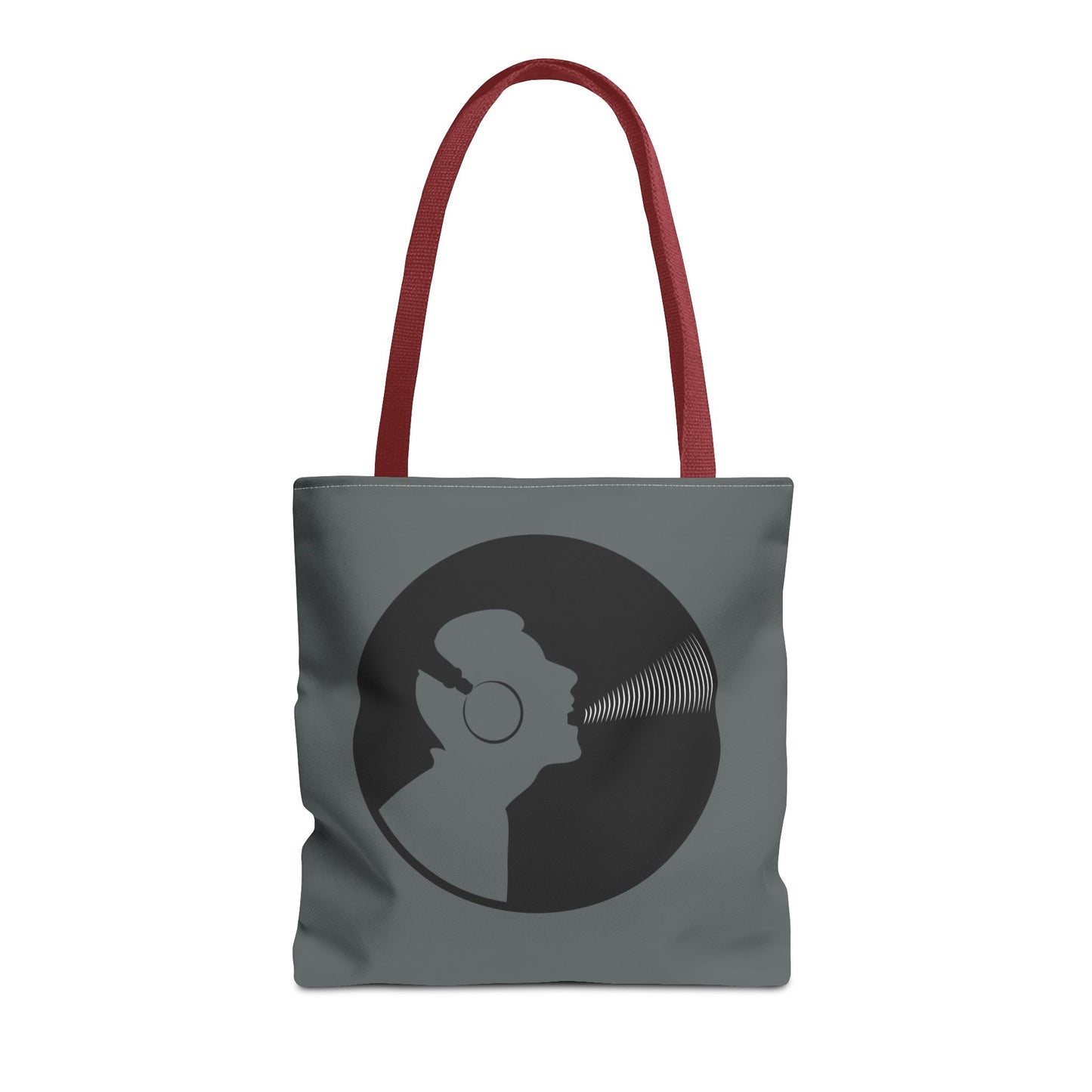 Music Lover's Tote Bag, Stylish Bag for Vinyl Enthusiasts, Gift for Music Lovers, Unique Shopping Tote, Record Player Accessory