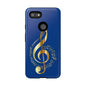 Tough Cases Blue and Gold Musical Note