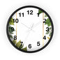 Elegant Leafy Wall Clock | Home Décor, Gift for Her, Modern Rustic Design, Nature Lover Wall Art, Stylish Timepiece