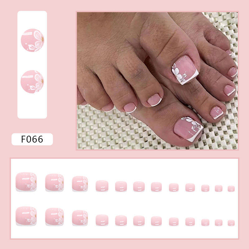 Pure desire French diamond flash ins wind sweet and cool hot girl press-on nails and Press-on toenails special fake nail manicure piece Press-on toenails nail｜365nails
