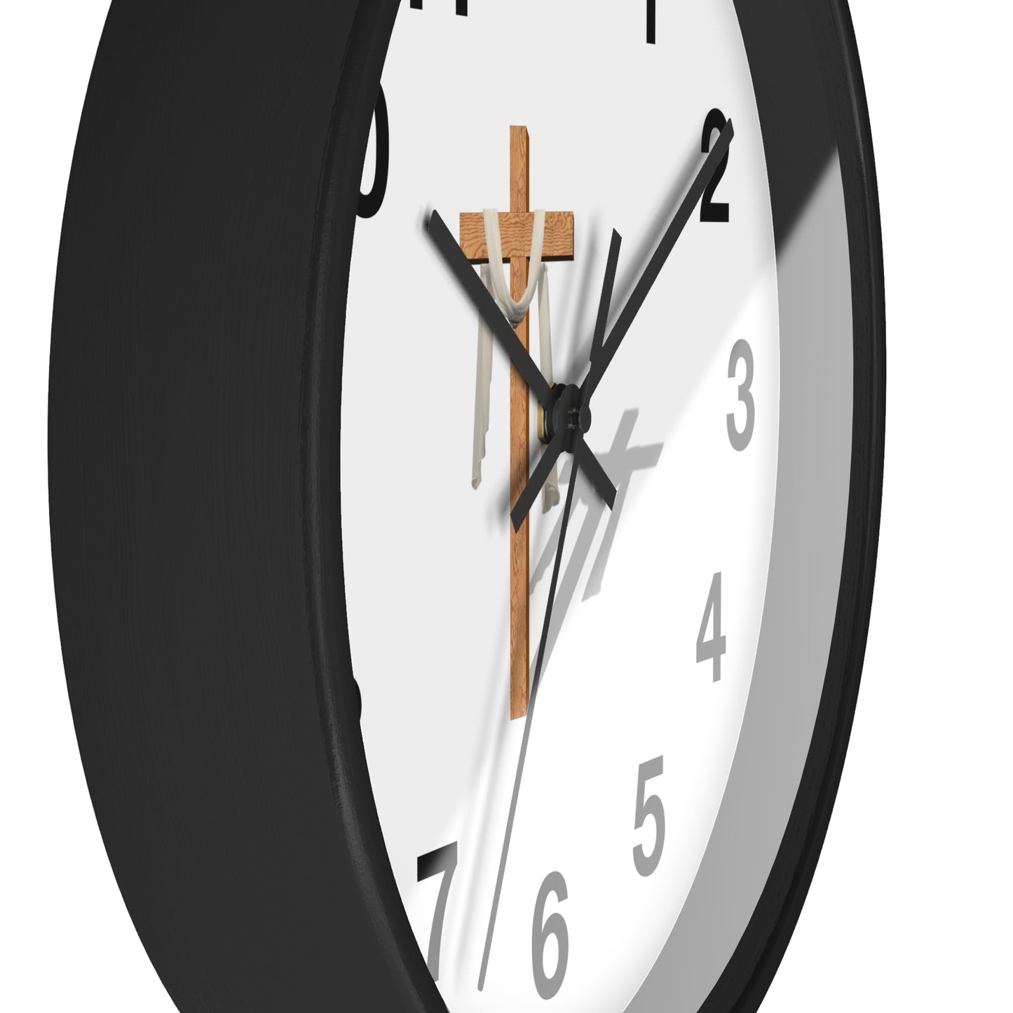 Faith-Inspired Wall Clock for Home Decor, Christian Gift, Religious Wall Art, Inspirational Timepiece, Perfect for Holidays and Celebrations