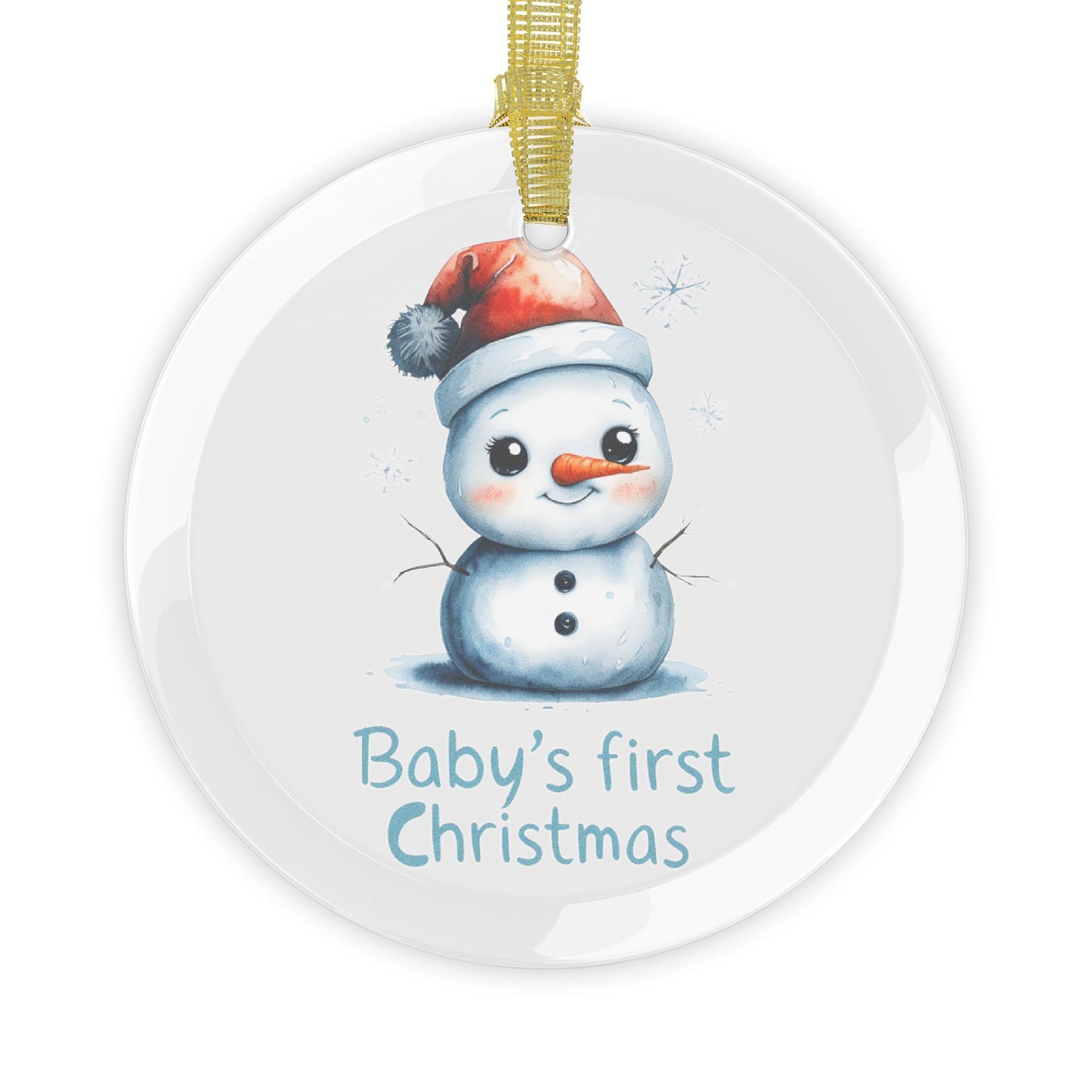 Glass Ornaments Baby's First Christmas