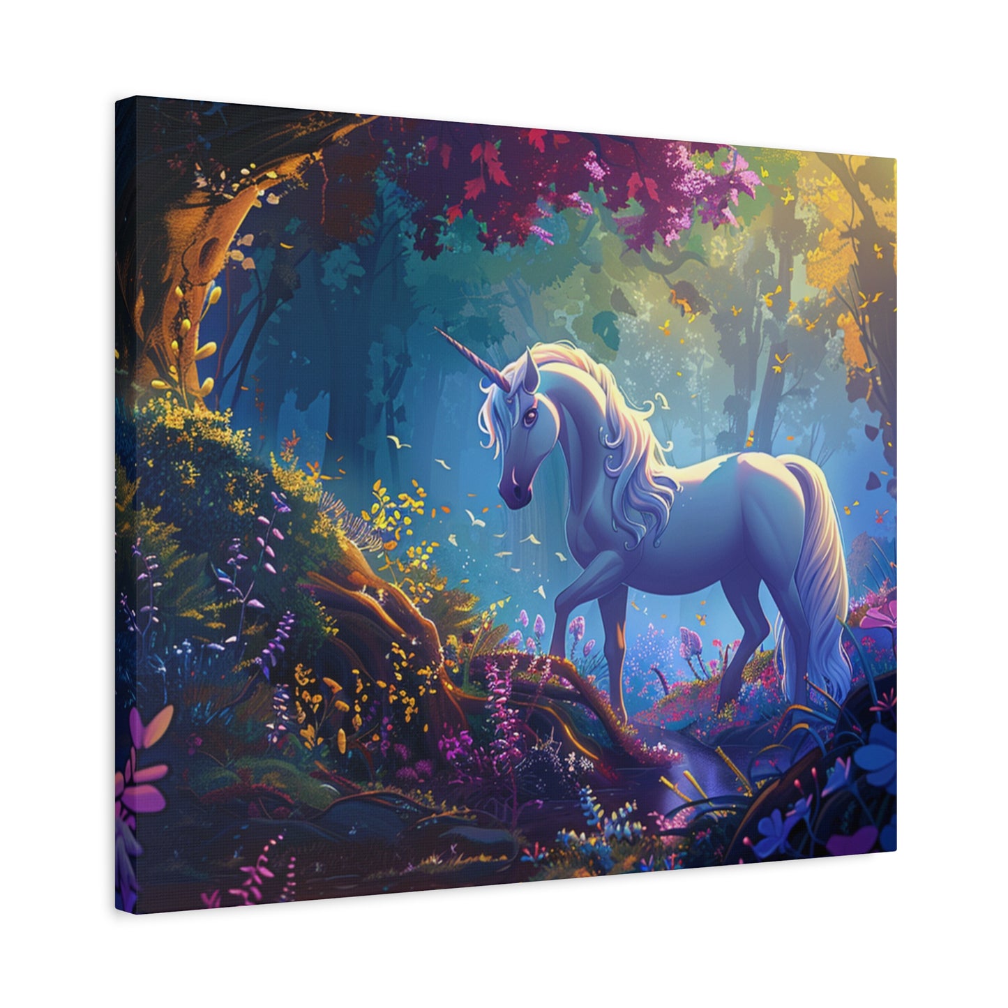 Matte Canvas, Stretched, 1.25" - Unicorn