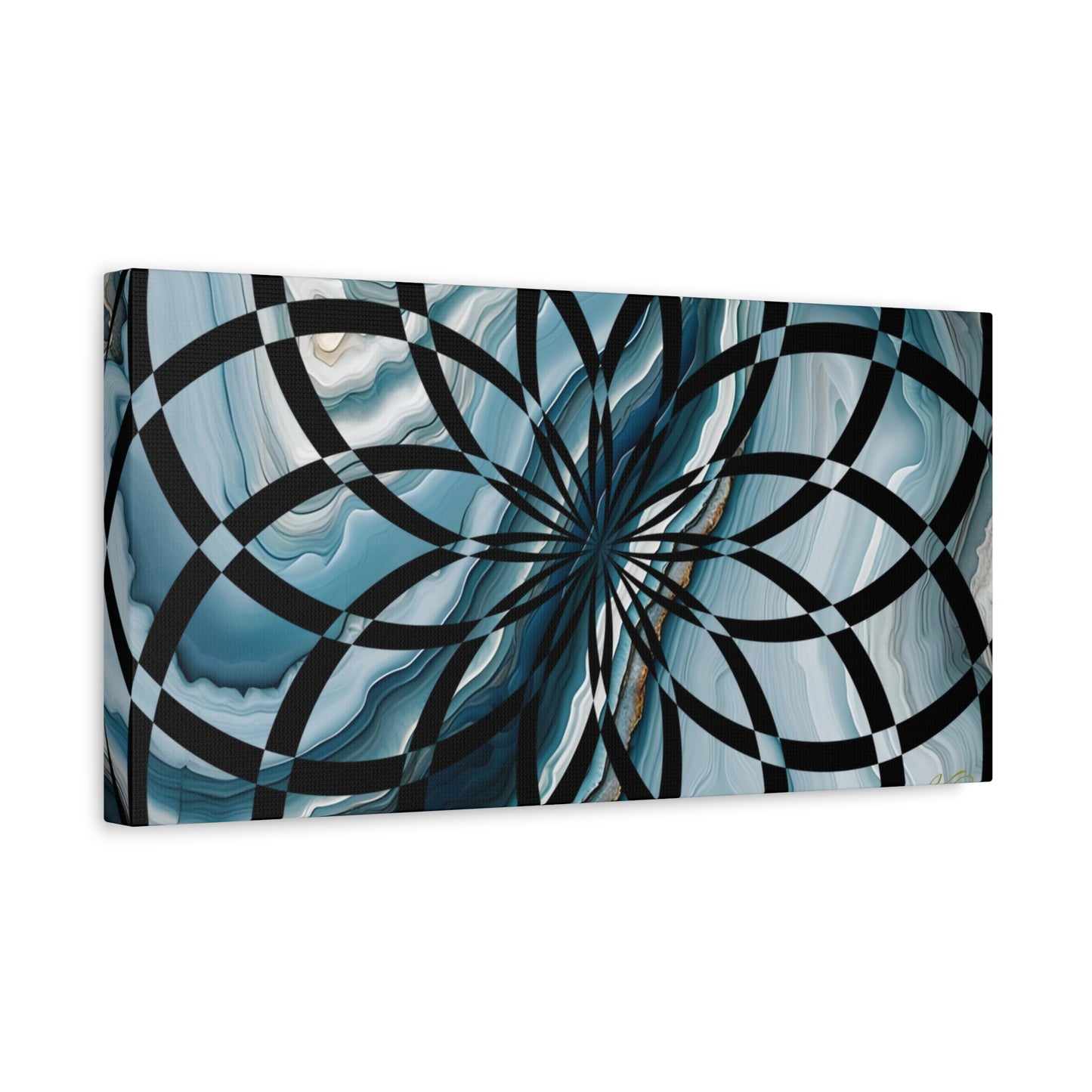 Abstract Geometric Art Canvas Print, Modern Wall
