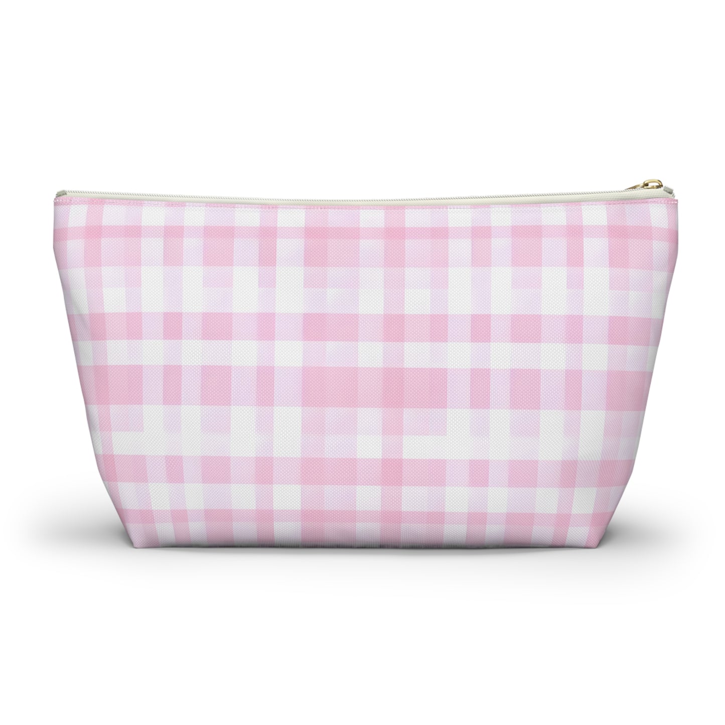 Chic Pink Plaid Accessory Pouch | Makeup Bag, Travel Organizer, Toiletry Case, Gift for Her, Cute Storage Solution
