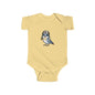 Cute Bird Illustration Infant Bodysuit, Baby Outfit, Newborn Gift, Toddler Apparel, Baby Shower Present, Cute Animal Onesie