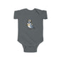 Cute Bird Illustration Infant Bodysuit, Baby Outfit, Newborn Gift, Toddler Apparel, Baby Shower Present, Cute Animal Onesie