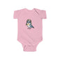 Cute Bird Illustration Infant Bodysuit, Baby Outfit, Newborn Gift, Toddler Apparel, Baby Shower Present, Cute Animal Onesie