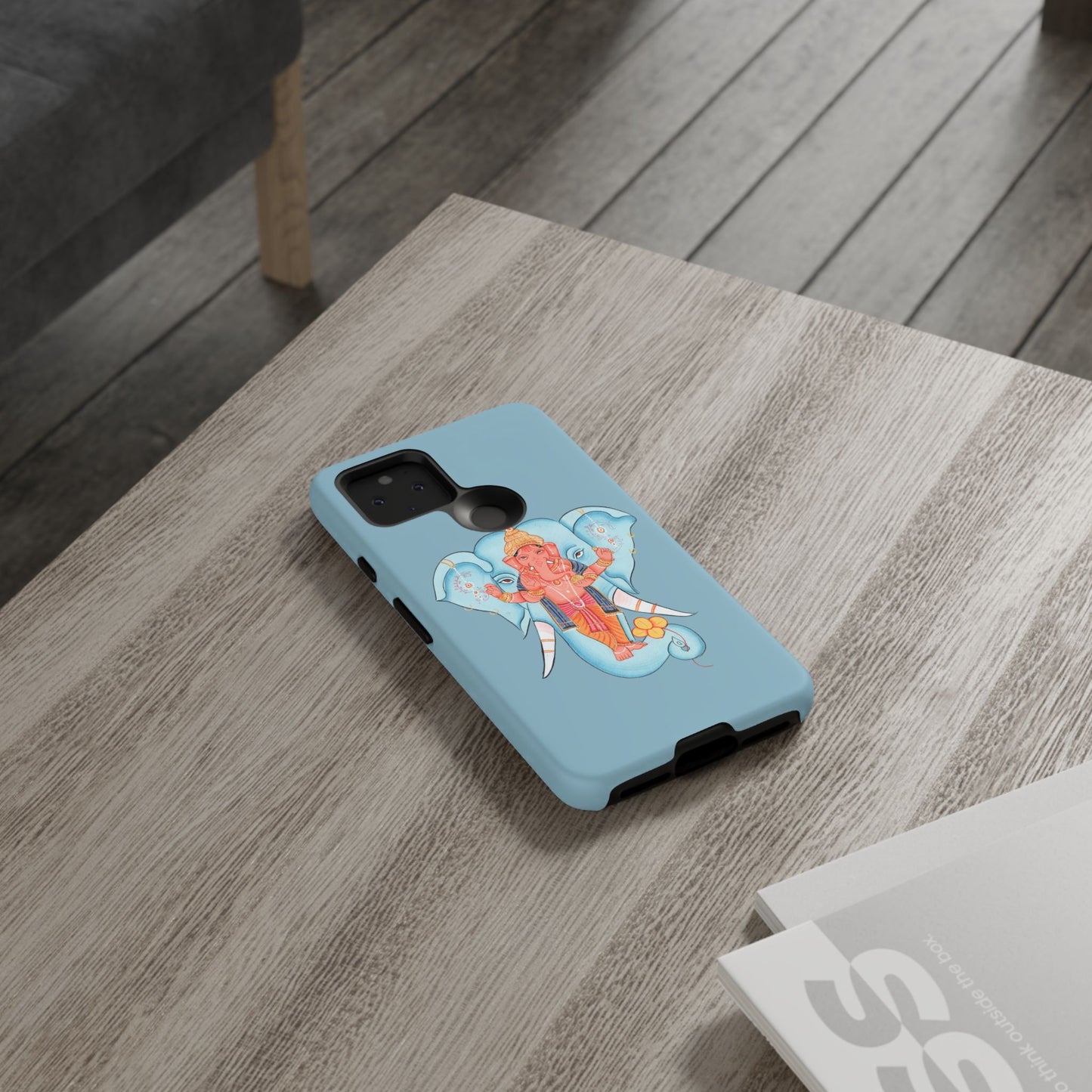 Tough Cases: Ganesh-Inspired Phone Case, Bohemian Phone Cover, Hindu Art Accessory, Festival Gift, Protective Phone Shell