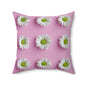Charming Floral Throw Pillow - Cozy Home Decor, Floral Cushion
