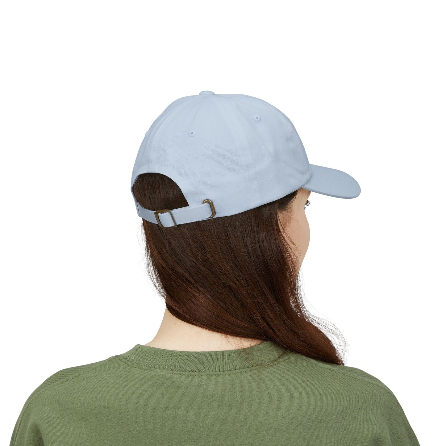Skateboarder Art Dad Cap - Classic White Baseball Hat for Skate Enthusiasts