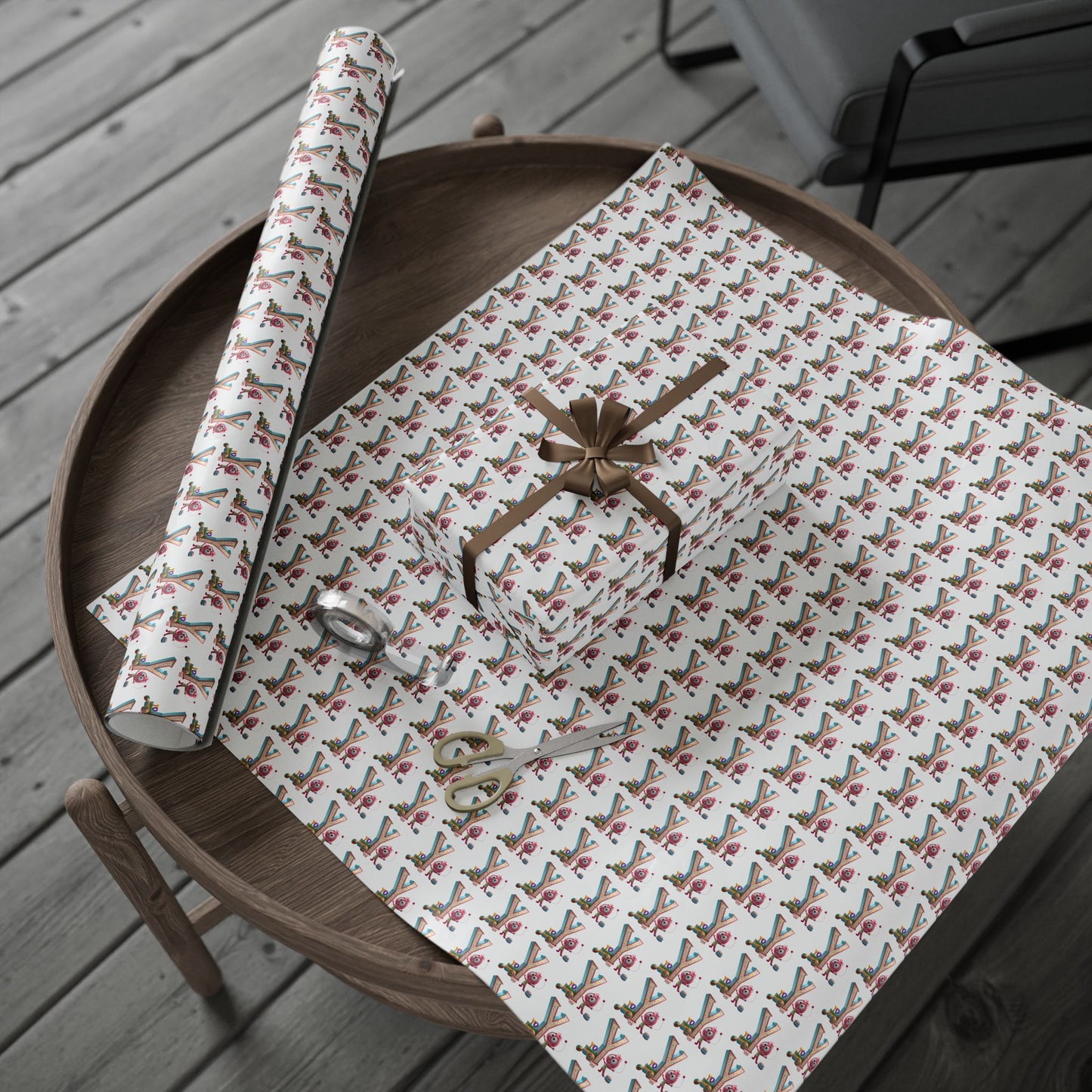 Charming Wrapping Paper for All Occasions, Gift Wrap, Party Supplies, Holiday Wrapping, Eco-Friendly Gift Wrap