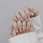 365nails: "Enchanted Butterfly" – Hand-painted 3D Cat Eye Handmade Almond Nails – Image 2