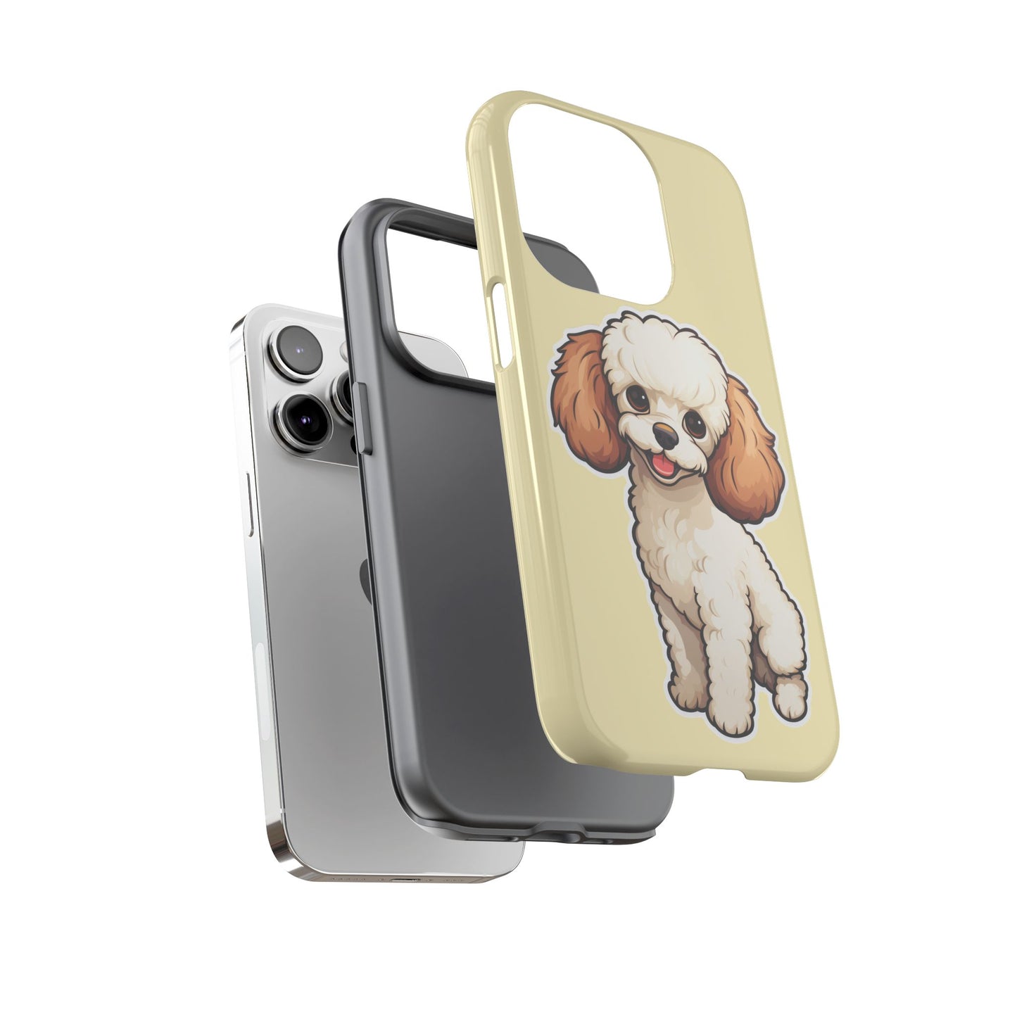 Cute Dog Phone Case, Pet Lover Gift, Custom Phone Cover, Cartoon Dog Case, Durable Phone Accessory
