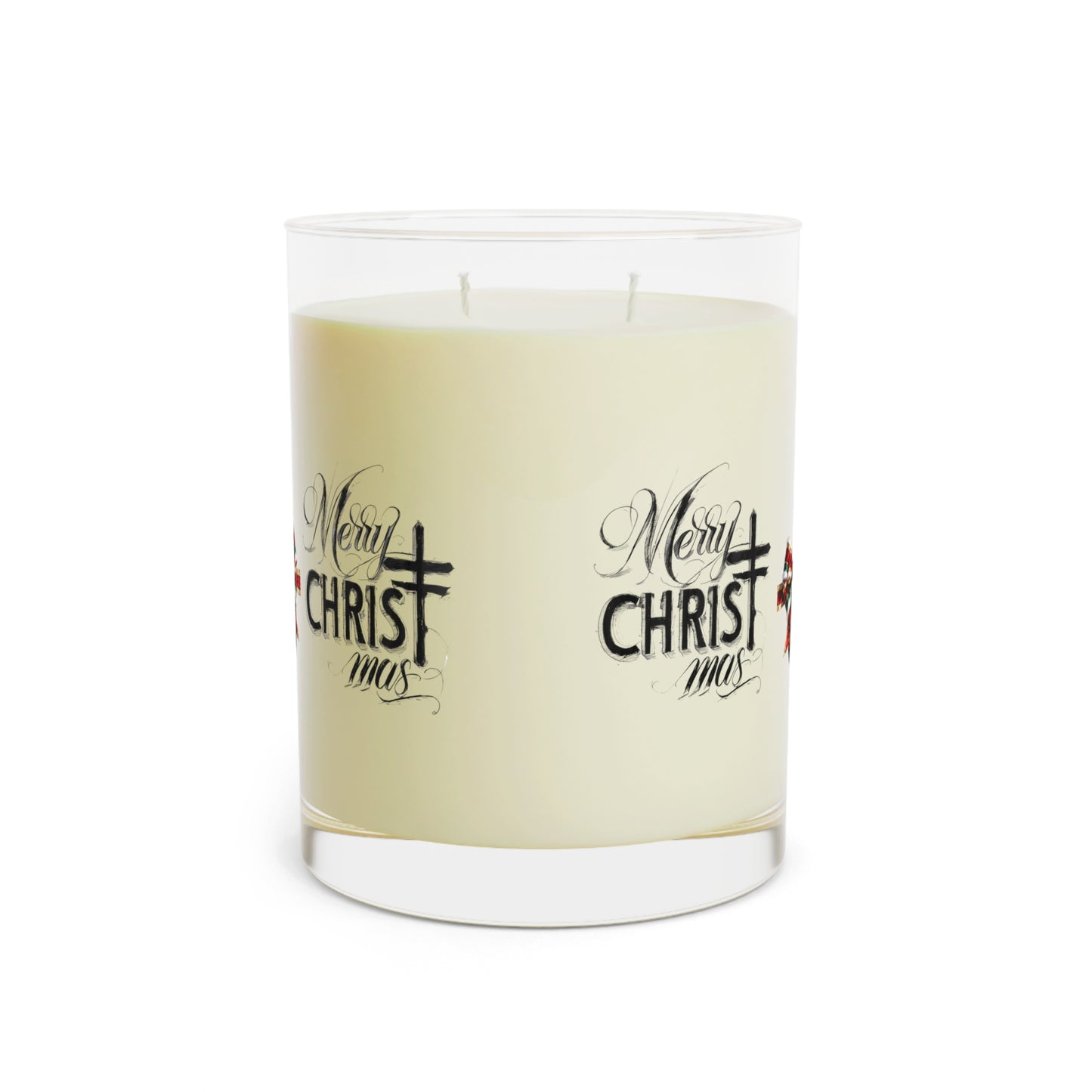 Christmas Scented Candle - Merry Christmas Decor, Holiday Gift, Aromatherapy, Home Fragrance, Festive Ambiance