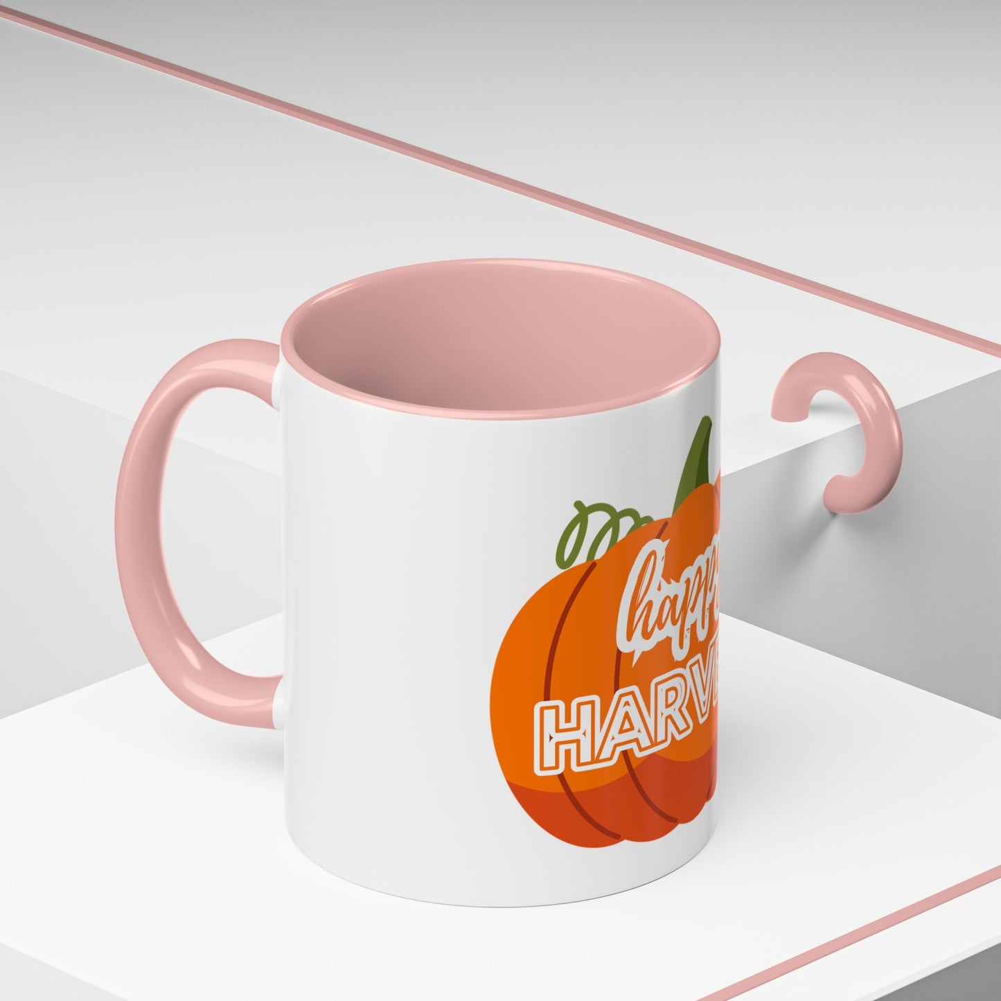 Happy Harvest Pumpkin Coffee Mug, Fall Mug, Seasonal Decor, Gift for Coffee Lovers, Autumn Vibes, Halloween Decoration