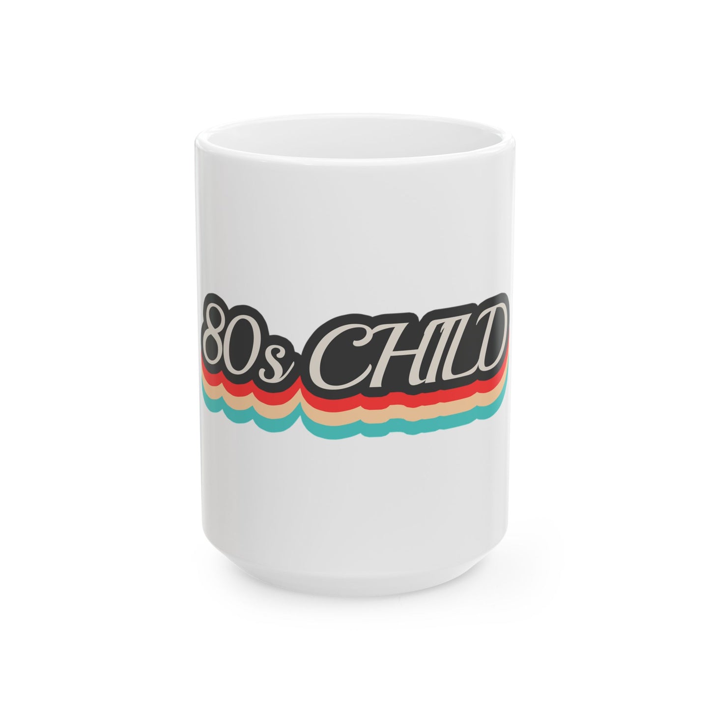 Retro 80s Child Ceramic Mug - Perfect Gift for Nostalgic Teas, Coffee Lovers, Birthday Present, Fun Home Décor, Unique Collectible