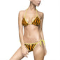 Fierce Tiger Print Bikini Set, Stylish Swimwear, Beachwear, Summer Vibes, Pool Party Outfit, Swim Season Essential