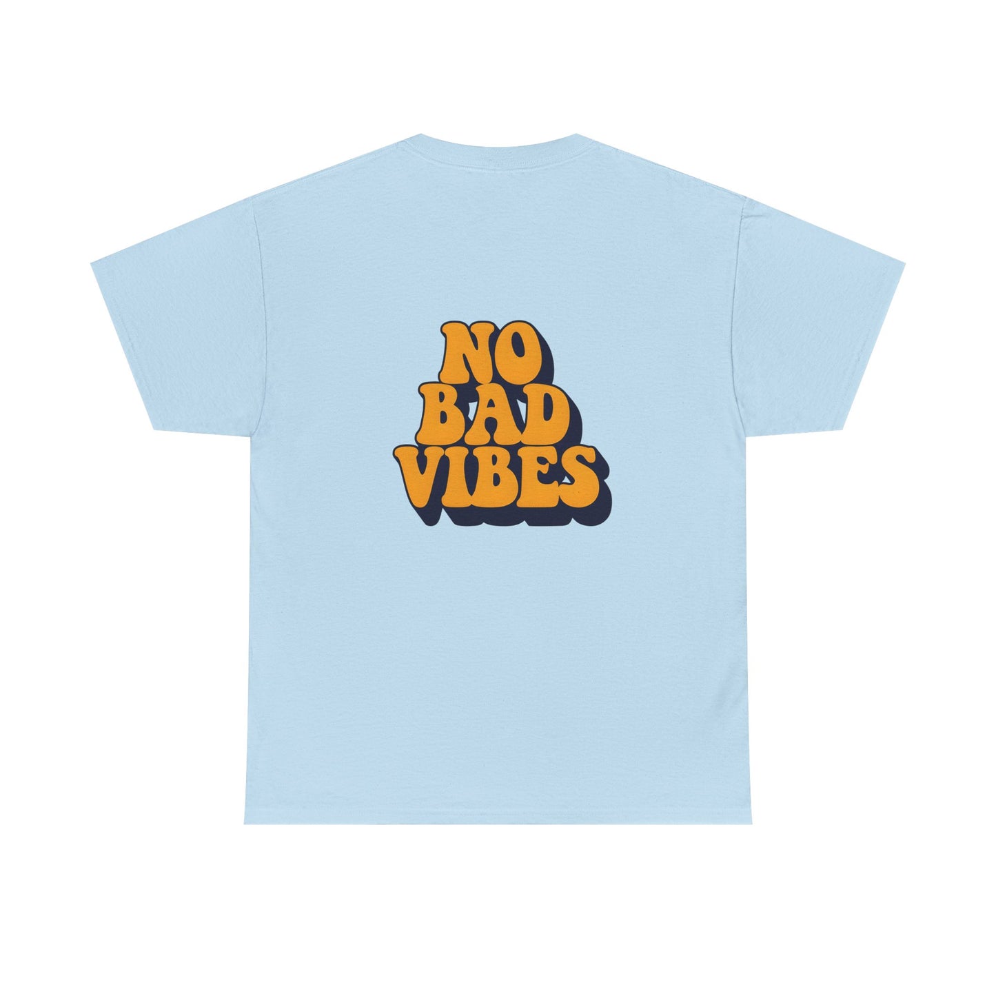 Good Vibes Only Unisex Heavy Cotton Tee, Casual Tee, Positive Message Shirt, Summer Fashion, Gift for Friends, Outdoor Wear