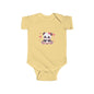 Panda Hearts Infant Bodysuit — Cute Pink Panda Baby Onesie