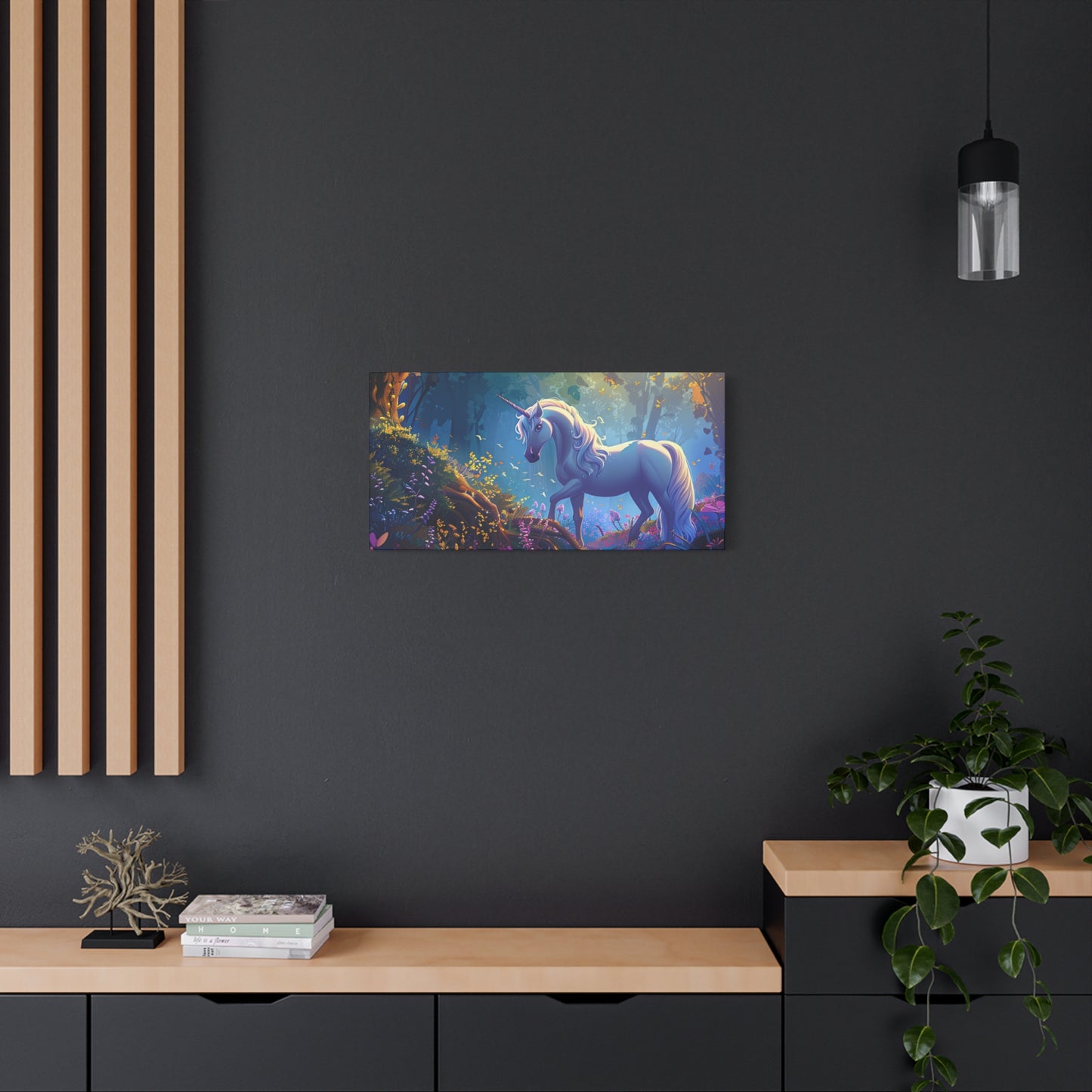Matte Canvas, Stretched, 1.25" - Unicorn