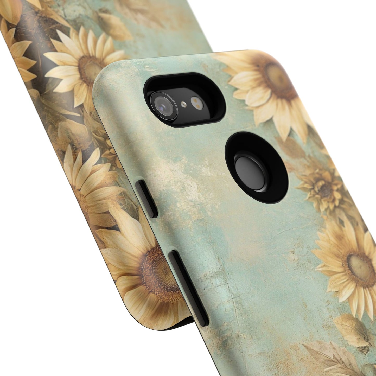 Sunflower Phone Case, Tough Shell Floral Cover, Nature Inspired Gift, Durable Protective Case, Perfect for Spring and Summer