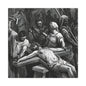 Crucifixion Art Matte Canvas Print – Stretched Religious Wall Decor
