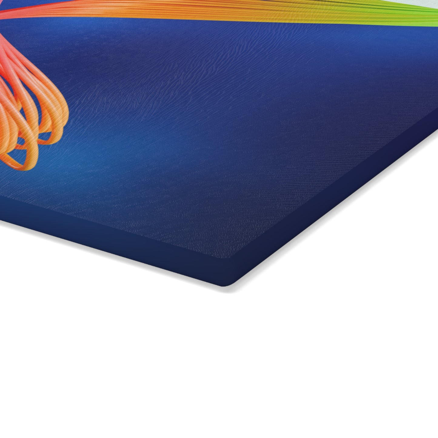 Vibrant Abstract Glass Cutting Board, Kitchen Decor, Colorful Gift, Modern Art, Cutting Surface, Housewarming Present