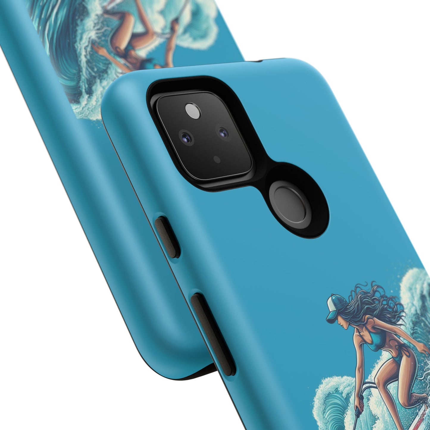 Surfing Phone Case, Coastal Vibes Phone Cover, Tough Cases for Beach Lovers, Ocean Art Phone Accessories, Summer Gift Idea