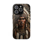Native American Art Phone Case, Strong Culture Design, Unique Gift for Him or Her, Tough Cases, Customizable Protector, Tribal Style