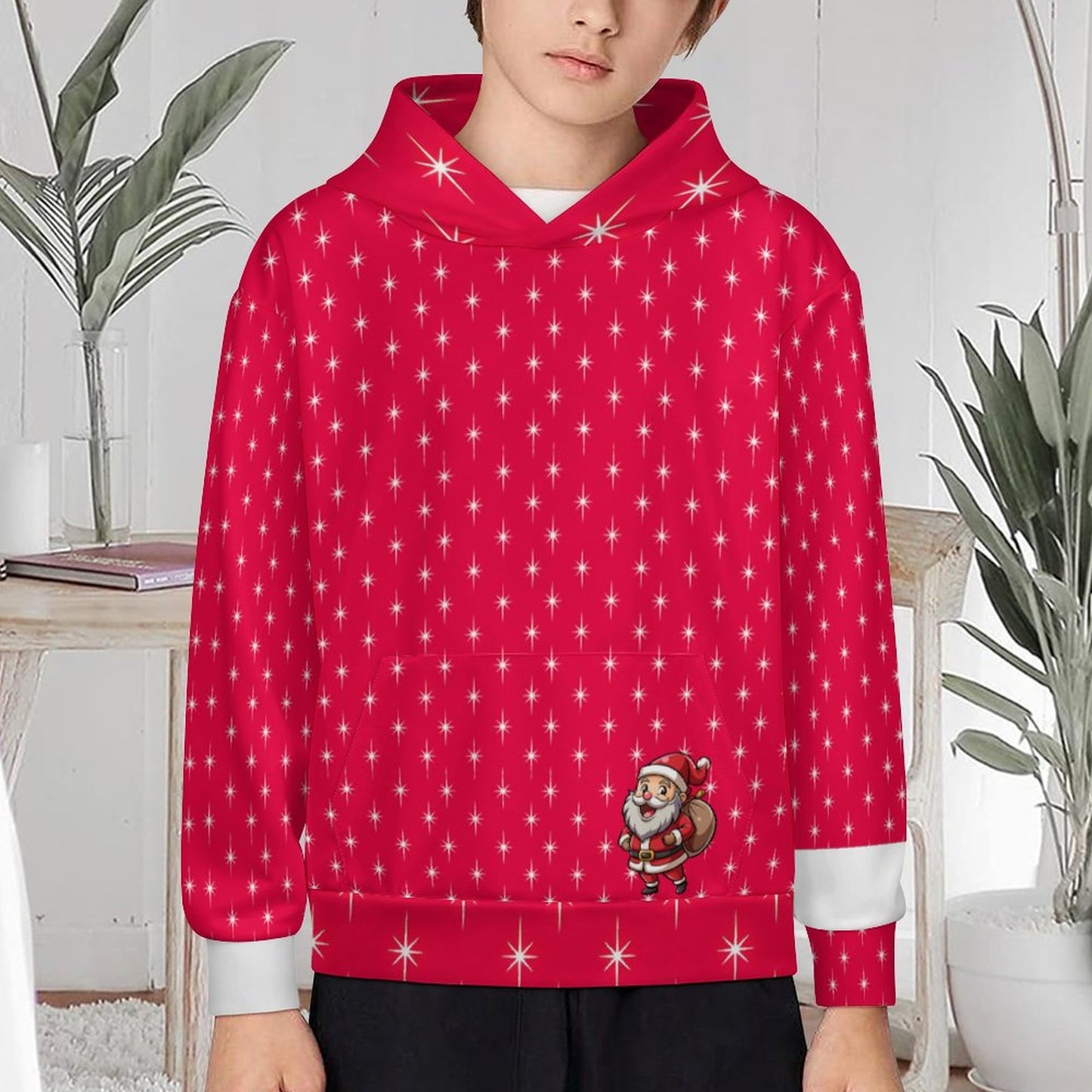 Children's Hooded Sweatshirt without Drawstrings