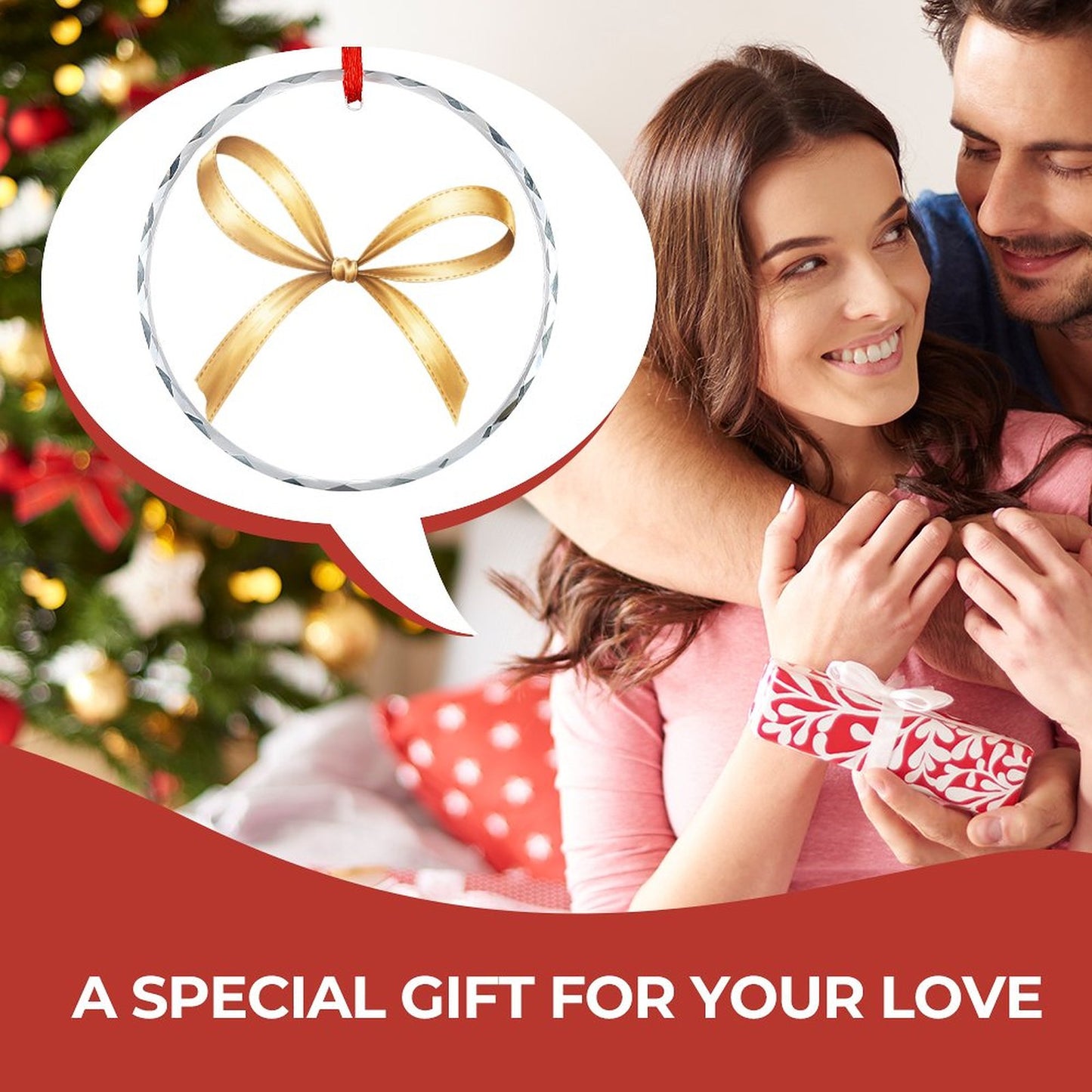 Glass Circular Ornament Pendant