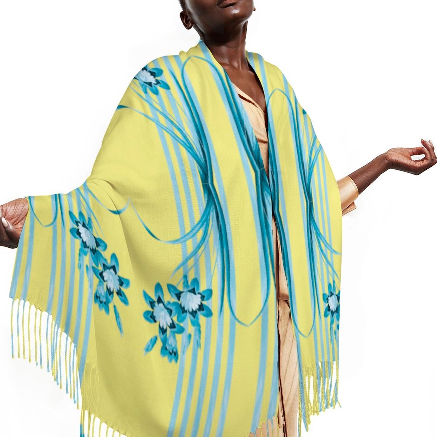 Cashmere-like Tassel Scarf