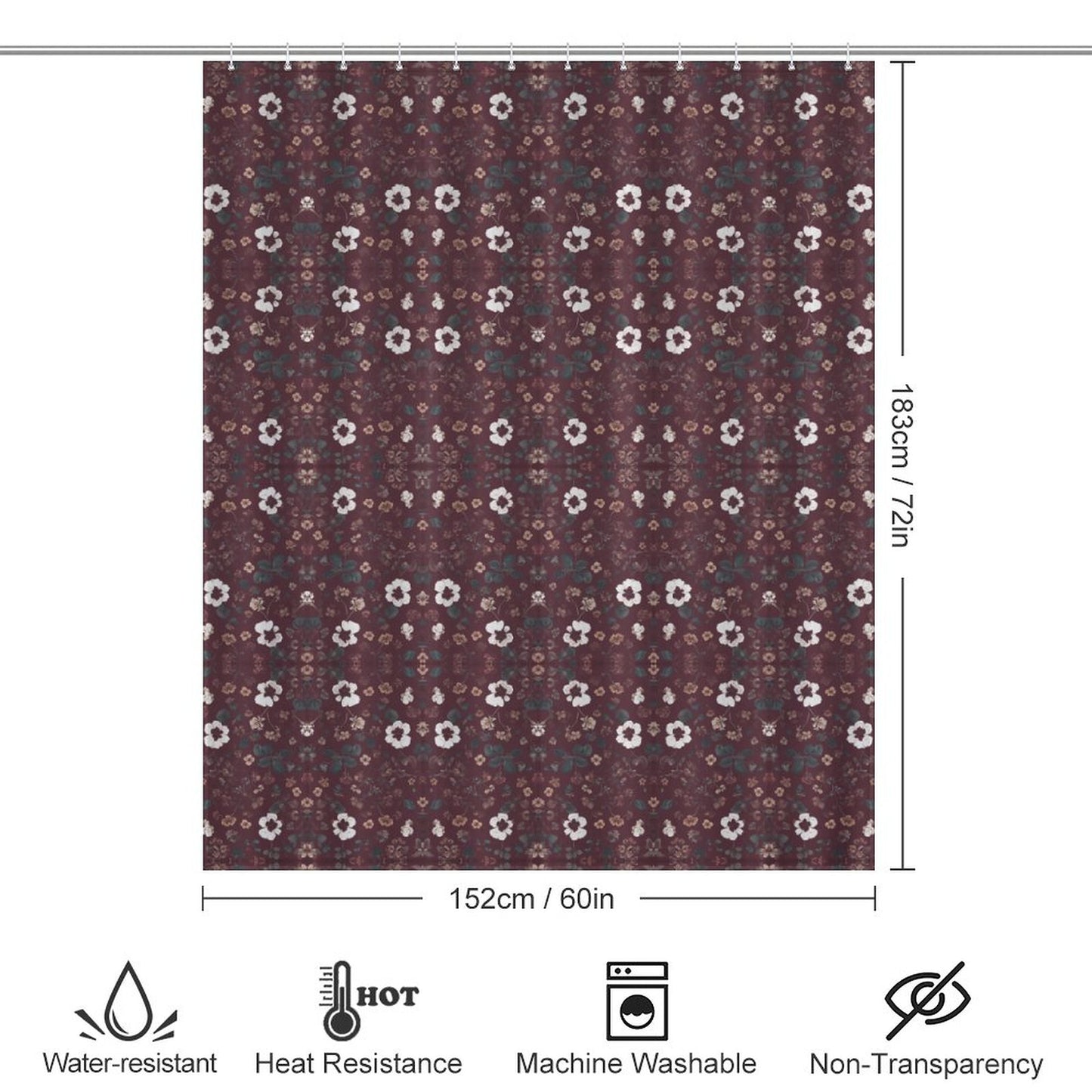 Flower Shower Curtain