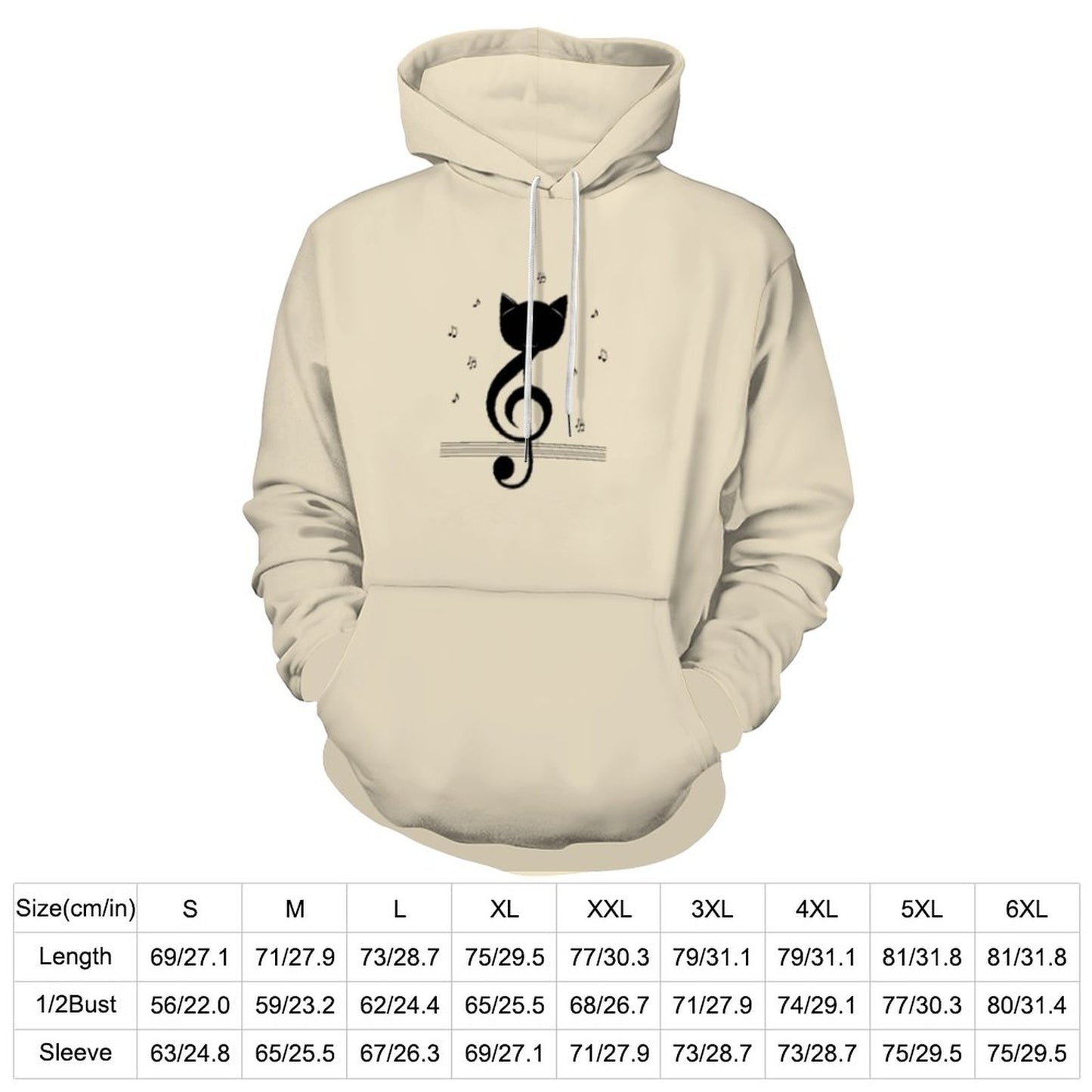 Cool Hoodie with Double-layer hood Cat