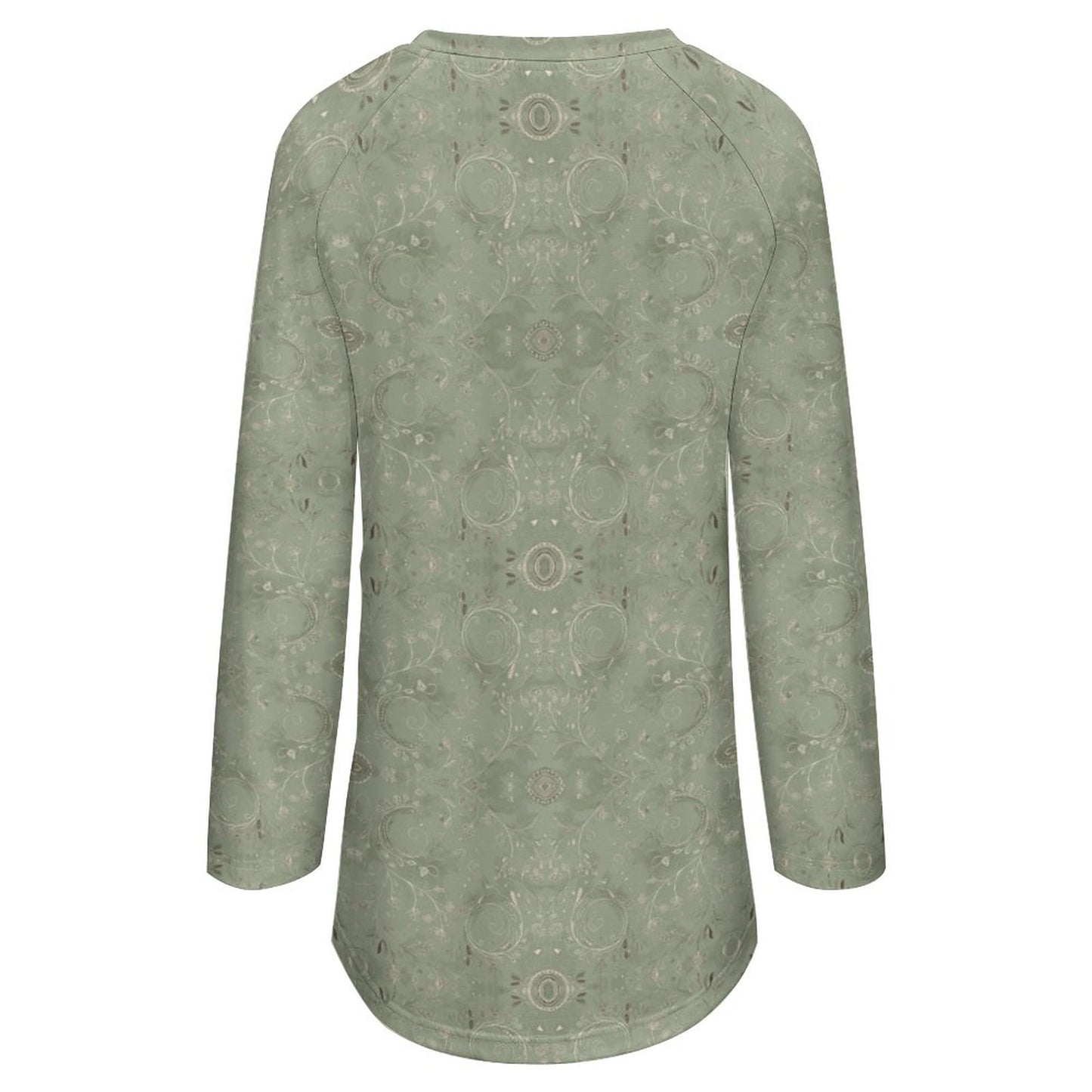 Custom Women's Long Sleeve U-Neck T-Shirts