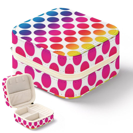 Box Organizer for Jewelry Rainbow Colors