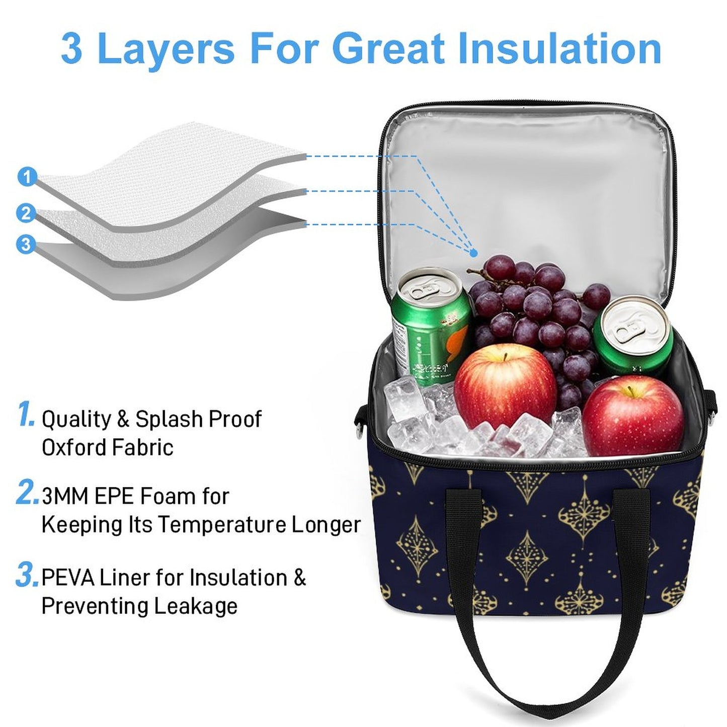 Portable Cooler Bag(All-Over Printing)